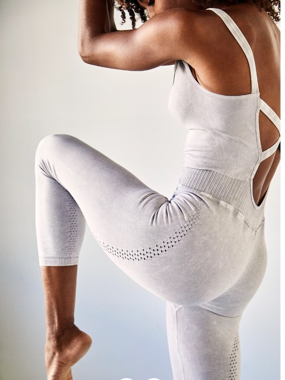 FP Movement Good Karma Onesie - Ice Grey - Picture 2 of 7